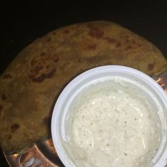 A picture of Aloo paratha.