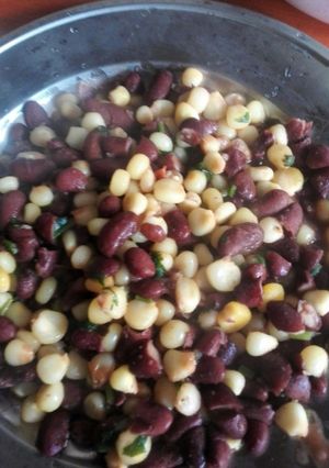 A picture of Githeri without soup.