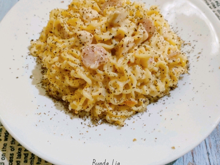 Ternyata ini lho! Bagaimana cara buat Indomie Carbonara  sempurna