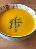 Crema de calabaza y naranja