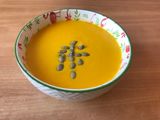 Crema de calabaza y naranja