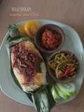 Nasi Bakar Sambal Ikan Bilis