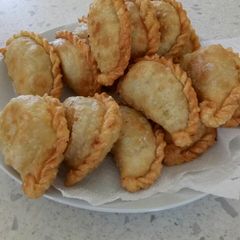 A picture of Fried Vegetable Pastry (Pastel) *Vegetarian/Vegan.