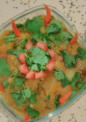A picture of Indian Pumpkin Curry.