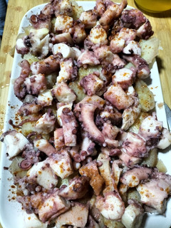 Una foto de Pulpo a la gallega con cachelos
