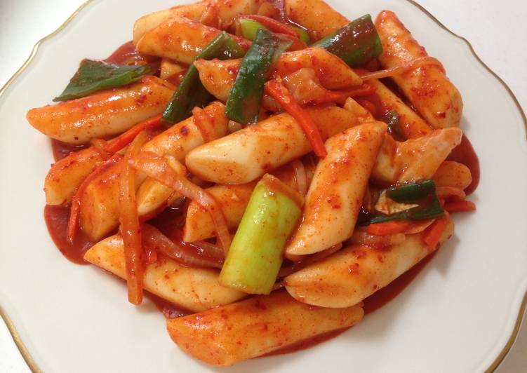 韓式辣炒年糕떡볶이