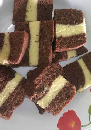 Foto resep Bolu kukus vanila coklat