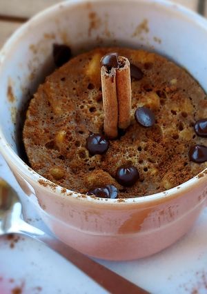 Foto de Bolo de Caneca de Maçã e Canela