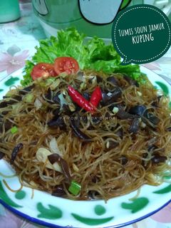 Foto resep Tumis soun jamur kuping