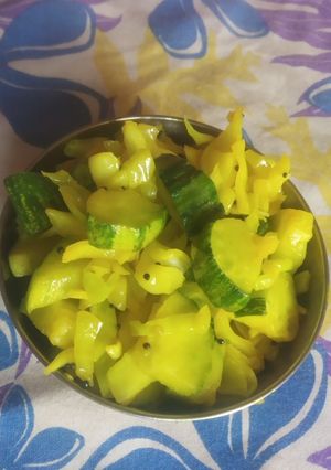 કાકડી કોબી નો સંભારો રેસીપી મુખ્ય ફોટો