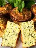 Crustless Zucchini and Fresh Goat Cheese Quiches