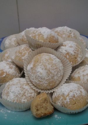 Una foto de Galletas de nueces