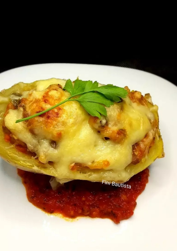 Una foto de Patatas rellenas de ternera y verduras