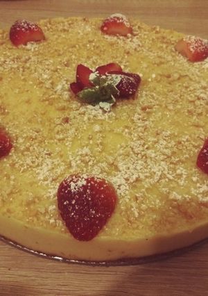 Une photo de Flan au spéculos