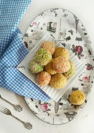 Foto resep Onde Onde Warna Warni