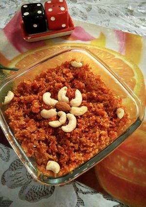 A picture of Gajar halwa.