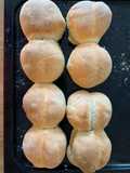 Chilean Marraqueta bread (pan batido o pan francés)