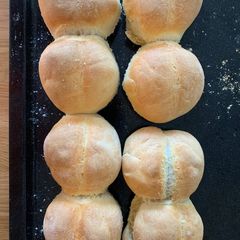 Chilean Marraqueta bread (pan batido o pan francés) A picture of Chilean Marraqueta bread (pan batido o pan francés).