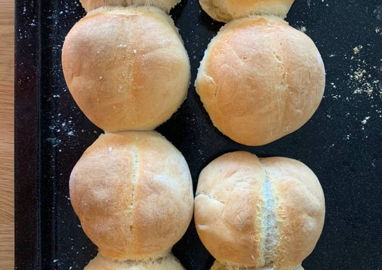 Simple Way to Prepare Quick Chilean Marraqueta bread (pan batido o pan francés)