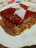 Mattonella con biscotti secchi al caffè