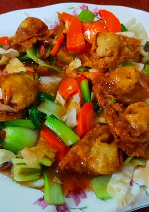 Foto resep Pangsit Cah