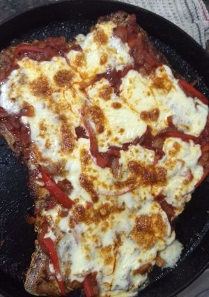 Una foto de Matambre tiernizado a la pizza