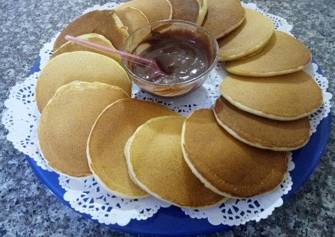 Comment faire Cuire Délicieuse Pancake à la semoule