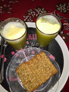 عکسی از دستور فالوده طالبی بستنی