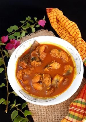 ডালের বড়ি দিয়ে আড় মাছ রেসিপির প্রধান ছবি