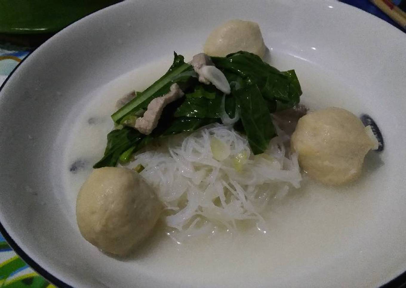 Beehoon Soup with Fishball