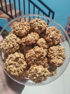 Foto resep Chewy Banana Oat Cookies