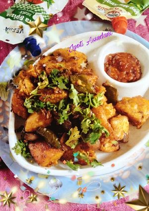 A picture of Veg Idli 65 😋😋😋⛄🥪😋.