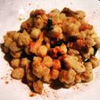Garbanzos con chorizo y bacon