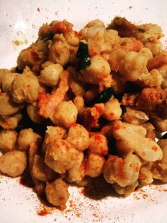 Una foto de Garbanzos con chorizo y bacon