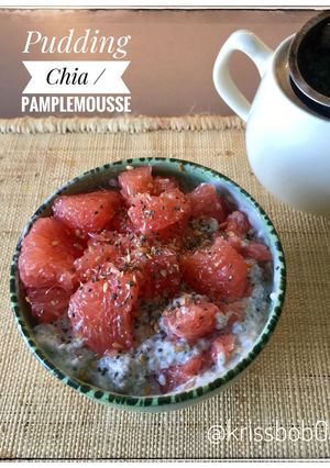 Une photo de Pudding Chia / Pamplemousse aux épices