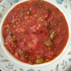 A picture of Tamater ki chutney.