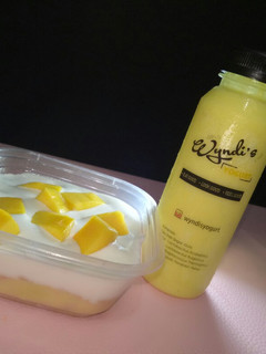 Foto resep Dessert box mango smoothies