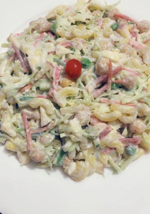 A picture of Russian salad.
