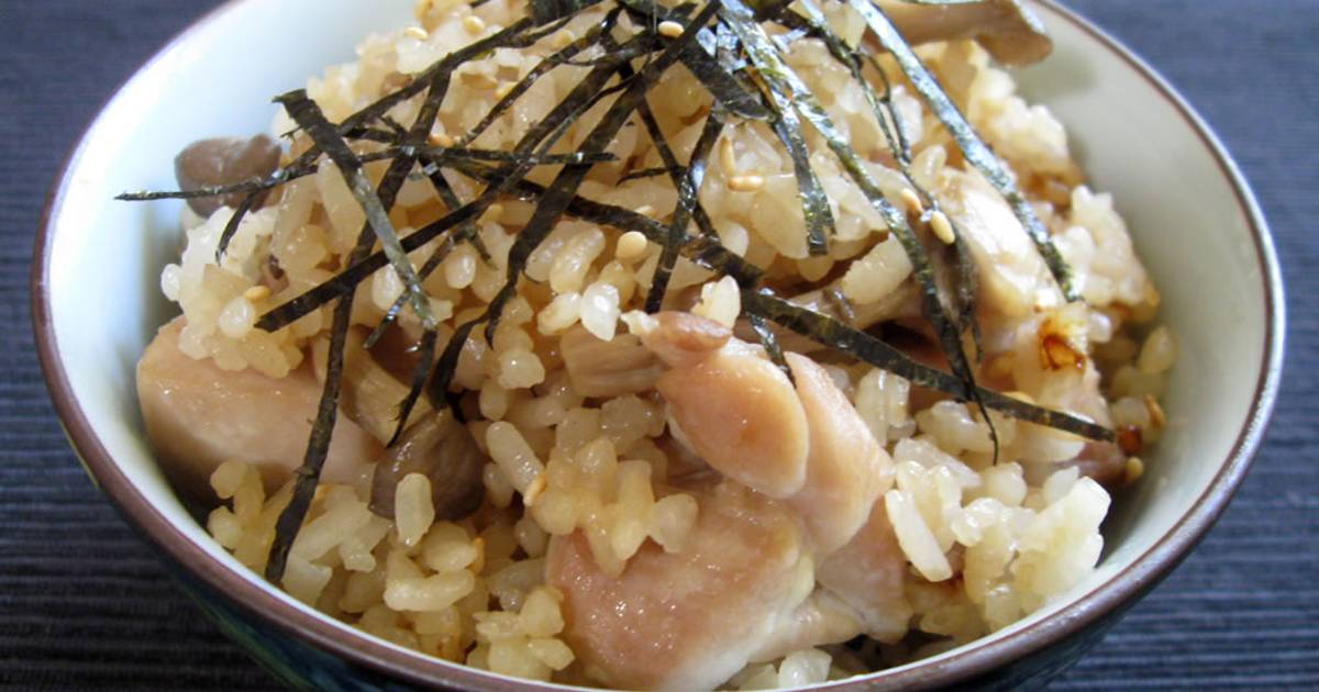 Chicken & Shimeji Takikomi Gohan Recipe by Hiroko Liston Cookpad