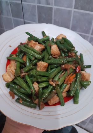 Foto resep Tumis tahu kacang panjang
