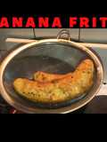 Banana fritter