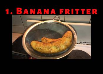 Unique Cuisine Banana fritter Very Delicious Unique Cuisine Banana fritter Very Delicious