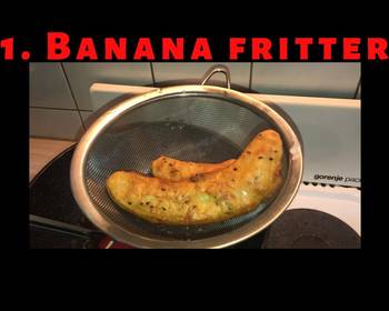 Fresh, Making Recipe Banana fritter Delicious and Healthy