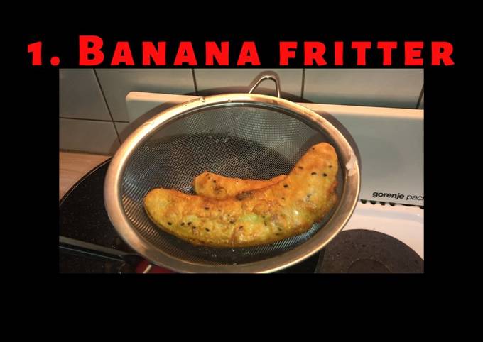 Banana fritter