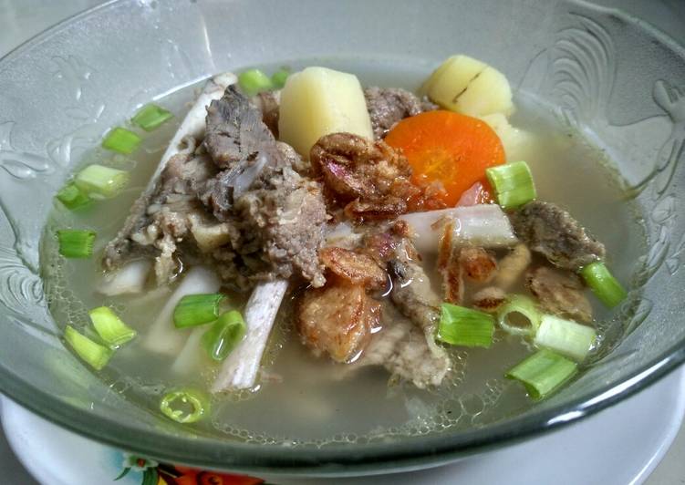 Cara Gampang Membuat Sop Kambing resep Simbok, Andalan