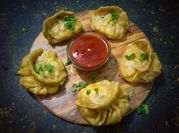 A picture of wheat momos