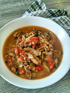Foto resep Kerang Hijau Saos Tiram Pedas