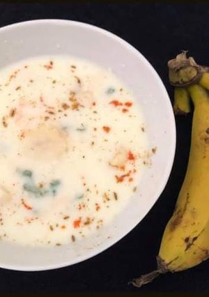 A picture of Banana Raita.