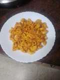 Pasta con salsa de aprovechamiento