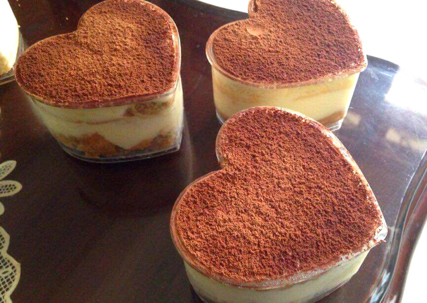 Tiramisú sin huevo